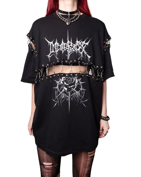 Indiefoxx shop, goth clothing, punk fashion, cyber sigil