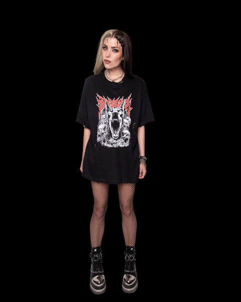 Indiefoxx wearing alternative clothing sara violassi