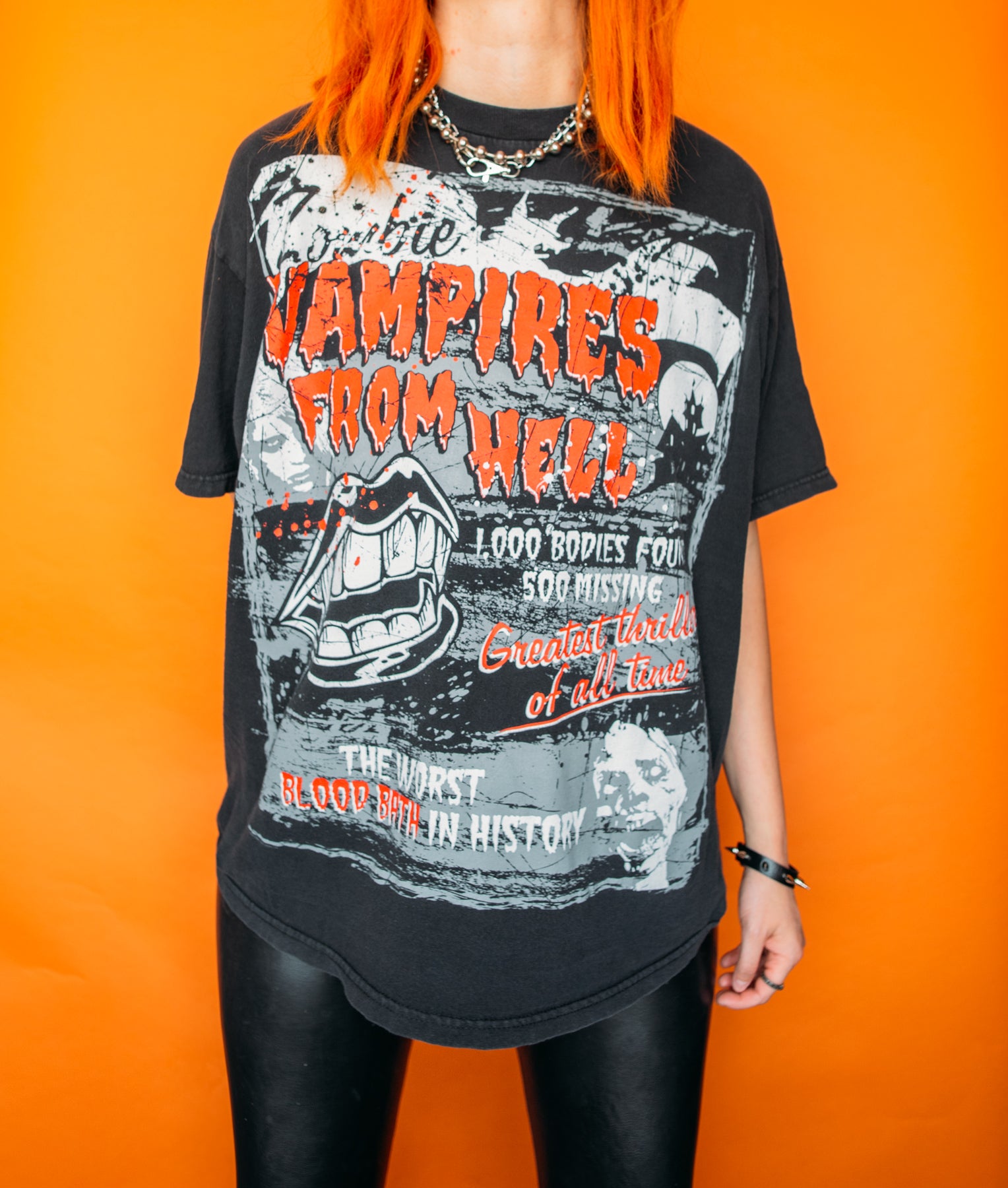 トップス PPFM PUNKUMA HORROR SHOW damage tee PPFM punkuma tee | whale