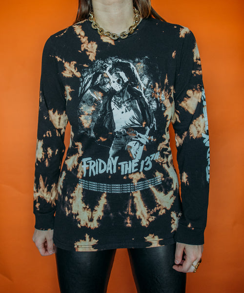 Friday The 13th Bleached Tee