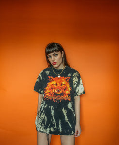 Fire Wolf Bleached Tee
