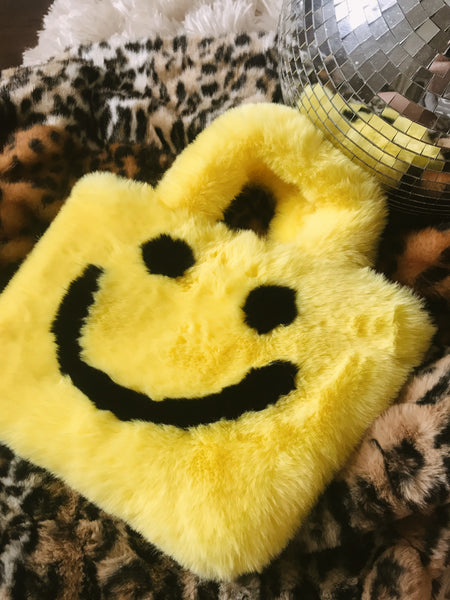 Fuzzy Smile Bag