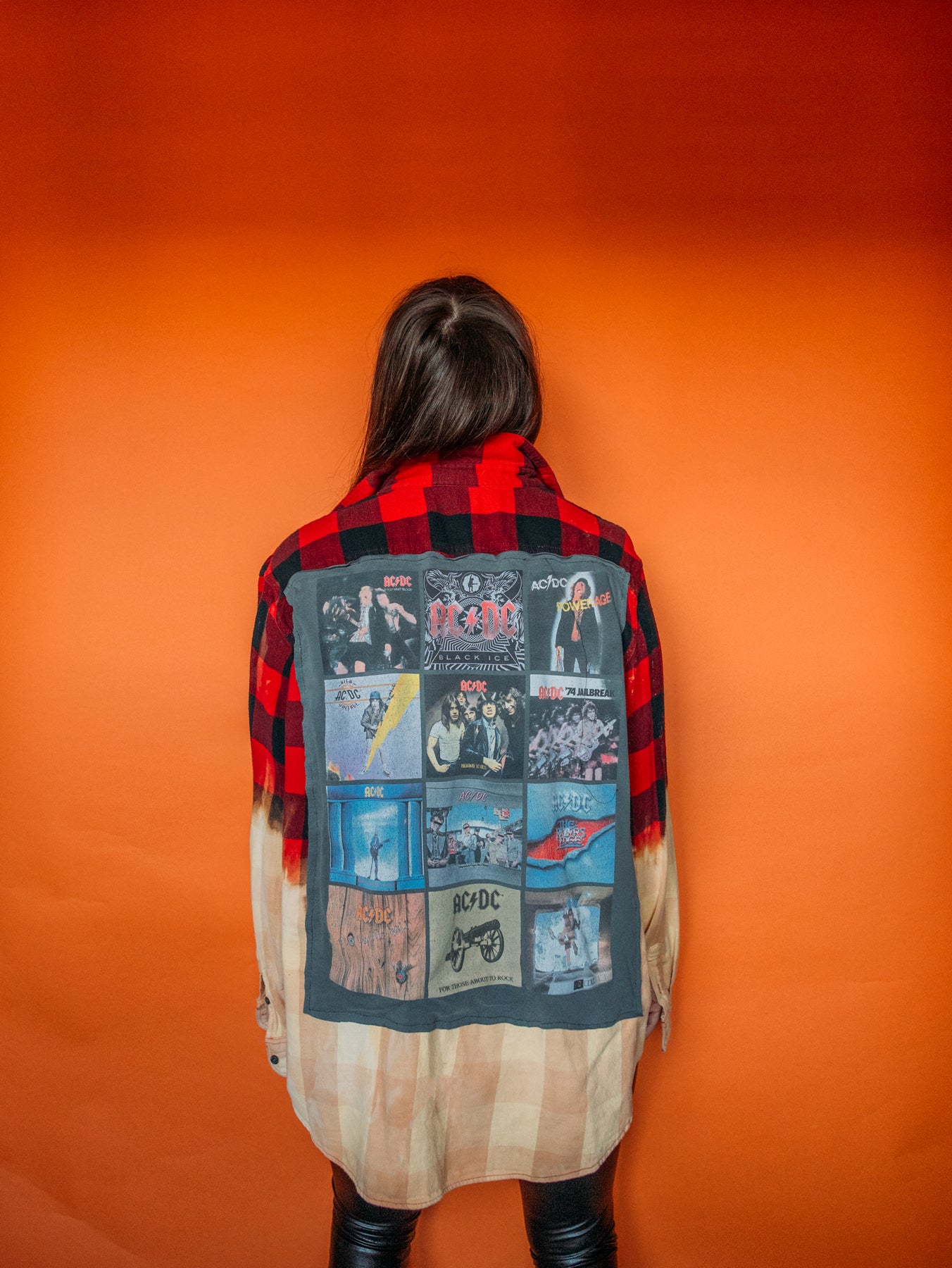AC/DC Two Toned Bleached Flannel