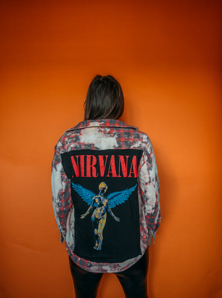 Nirvana In Utero Album Bleached Flannel