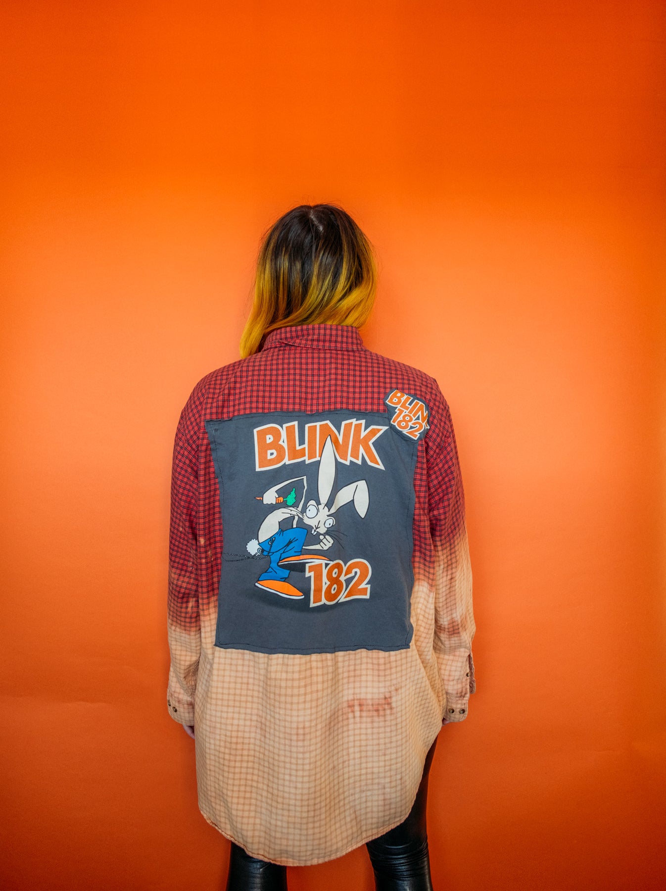 Blink 182 Two Toned Bleached Flannel