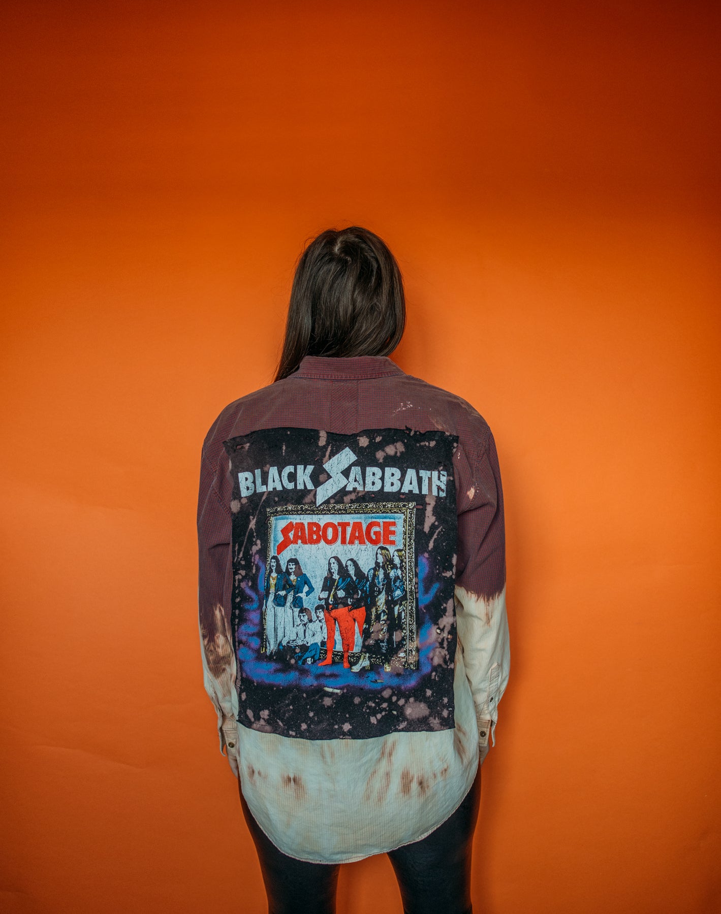 Black Sabbath Two Tone Bleached Flannel