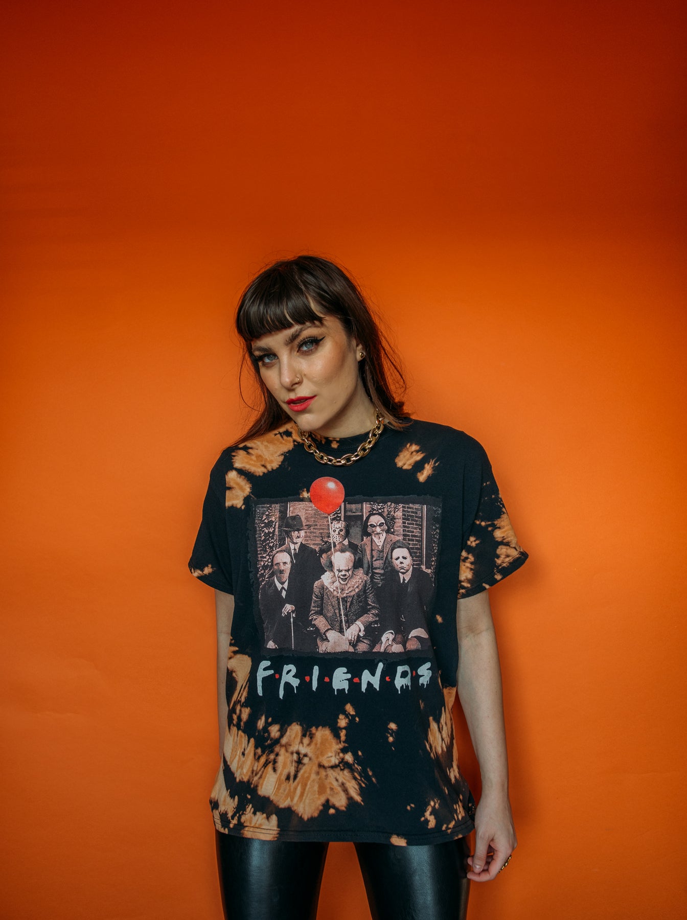 Scary Friends Bleached Tee