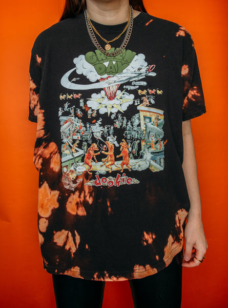 Green Day Bleached Tee