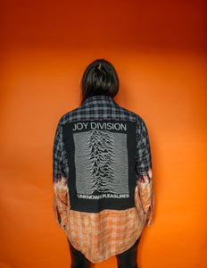 Joy Division Two Toned Bleached Flannel