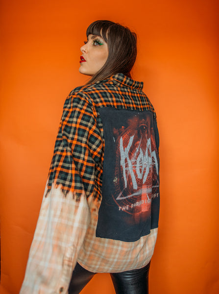 Korn Two Toned Bleached Flannel