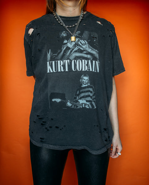 Kurt Cobain Distressed Tee