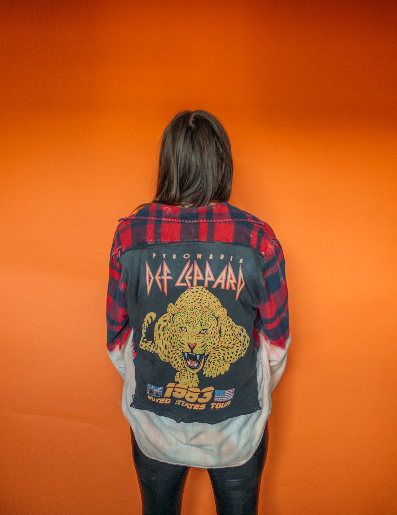 Def Leppard Two Toned Bleached Flannel