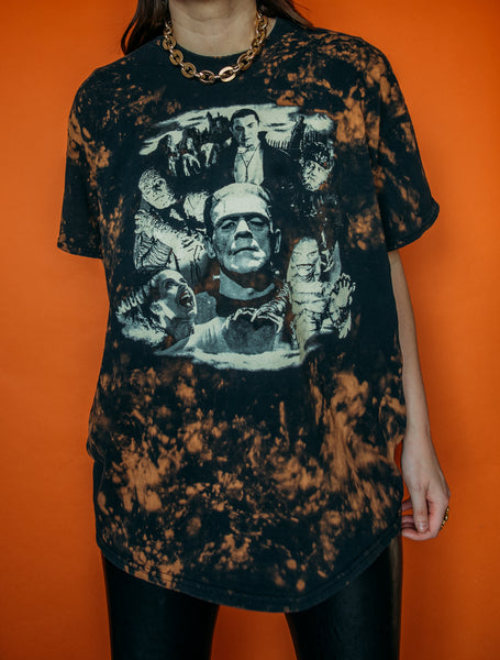 Classic Monsters Bleached Tee