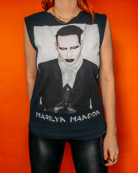 Marilyn Manson Cut Off Tee