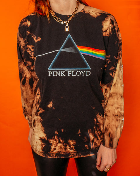 Pink Floyd Long Sleeve Bleached Tee