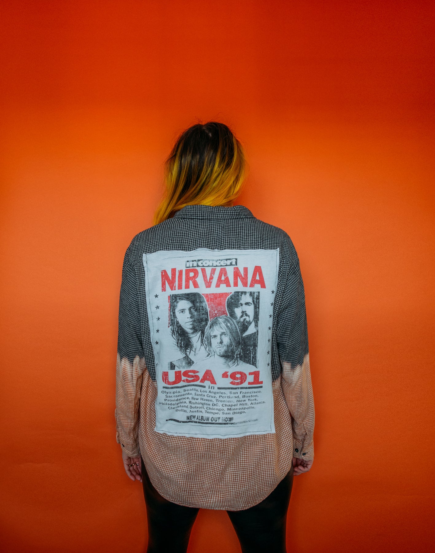 Nirvana Two Toned Bleached Flannel