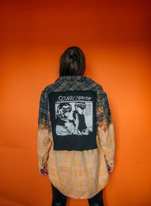 Sonic Youth Two Toned Bleached Flannel