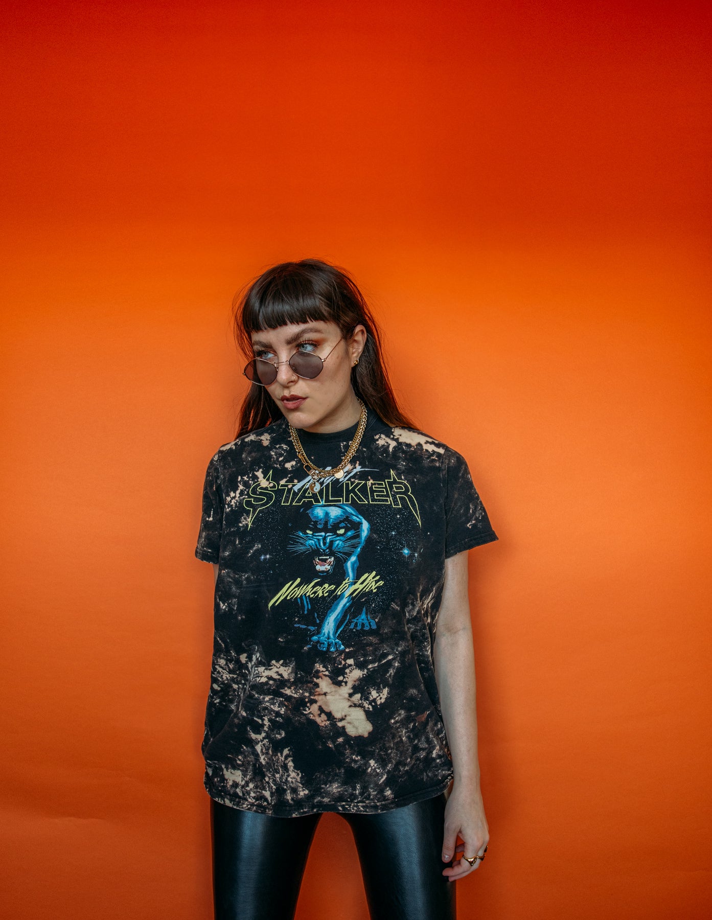 Night Stalker Panther Bleached Tee
